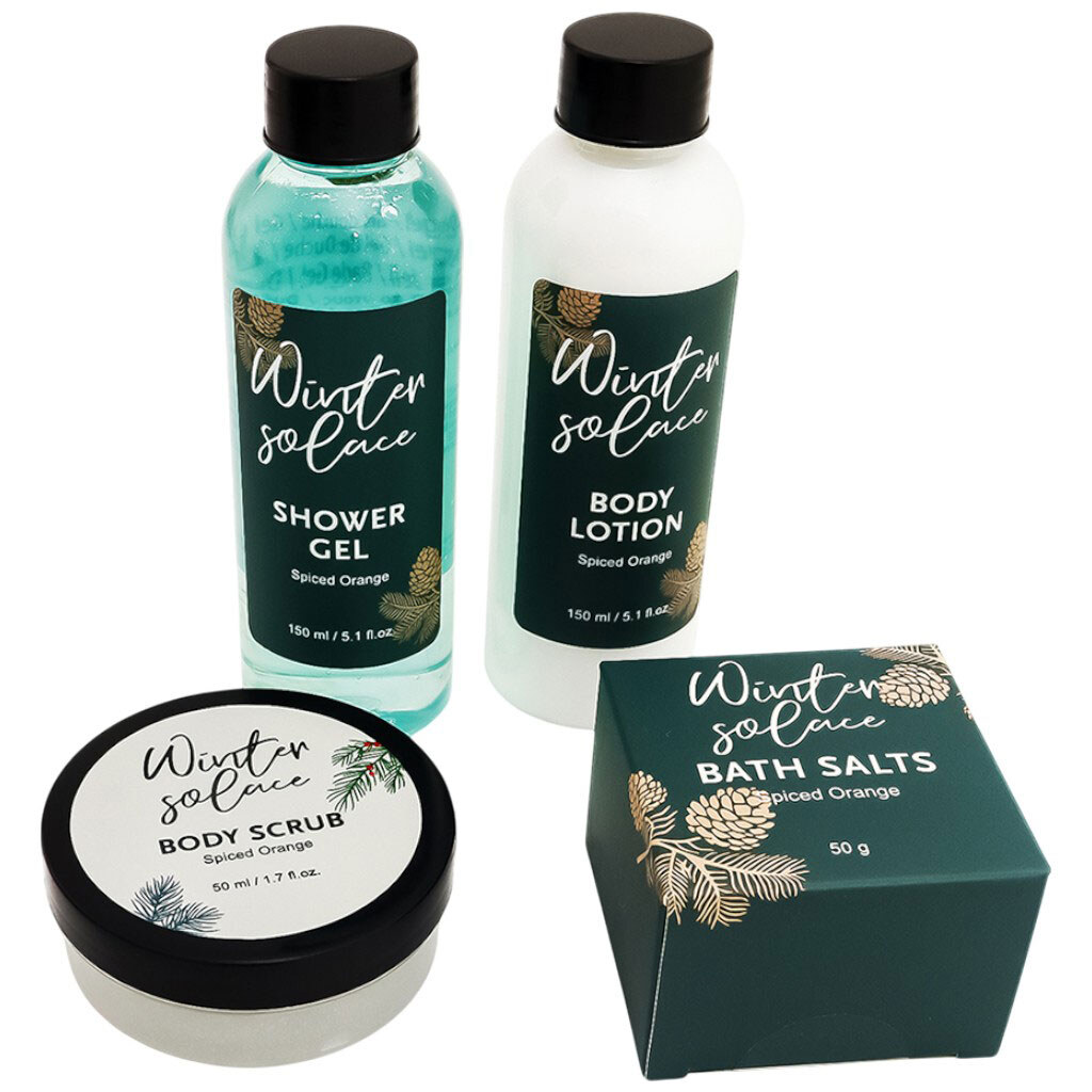 Набір для догляду за тілом косметичний подарунковий, 4 предмети - № 2 Набір для догляду за тілом косметичний подарунковий, 4 предмети - № 2