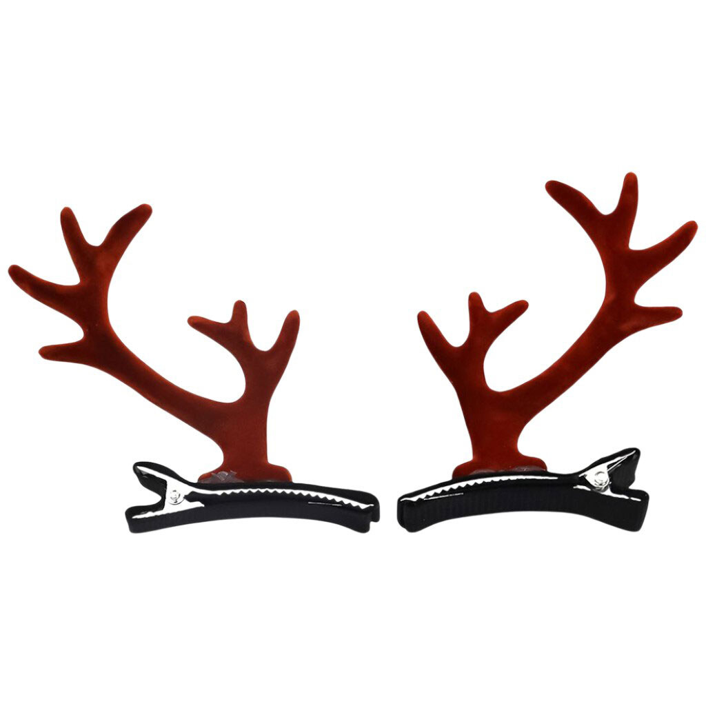 Набор заколок для волос "Оленьи рожки", 2 шт. - № 1 Набор заколок для волос "Оленьи рожки", 2 шт. - № 1