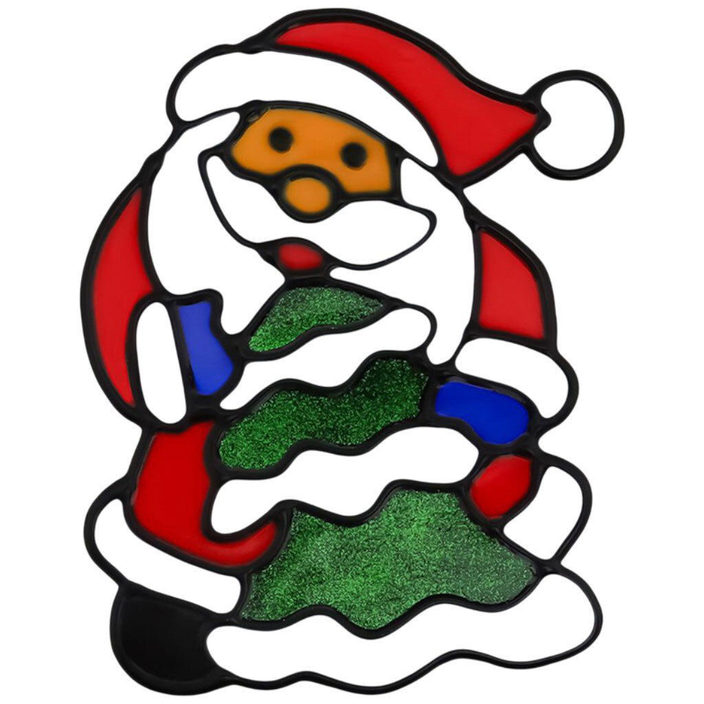 Наклейка новогодняя на стекло Mirko в ассортименте, Mirko - № 1 Наклейка новогодняя на стекло Mirko в ассортименте, Mirko - № 1