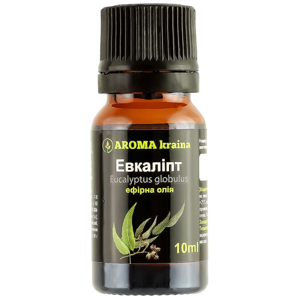 Масло эфирное Aroma kraina Эвкалипт, 10 мл - № 1 Масло эфирное Aroma kraina Эвкалипт, 10 мл - № 1