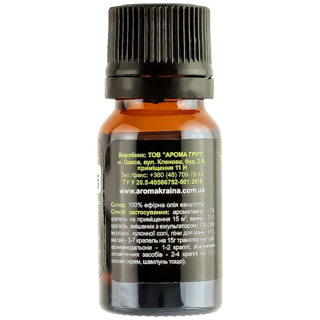 Масло эфирное Aroma kraina Эвкалипт, 10 мл - № 3 Масло эфирное Aroma kraina Эвкалипт, 10 мл - № 3