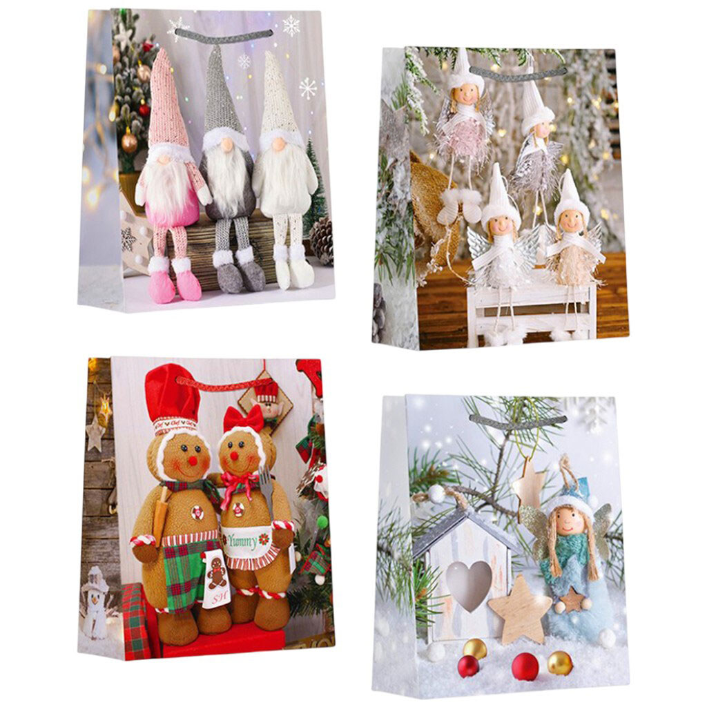 Пакет подарунковий паперовий "Різдвяний", мікс, 31х40х12 см - № 2 Пакет подарунковий паперовий "Різдвяний", мікс, 31х40х12 см - № 2