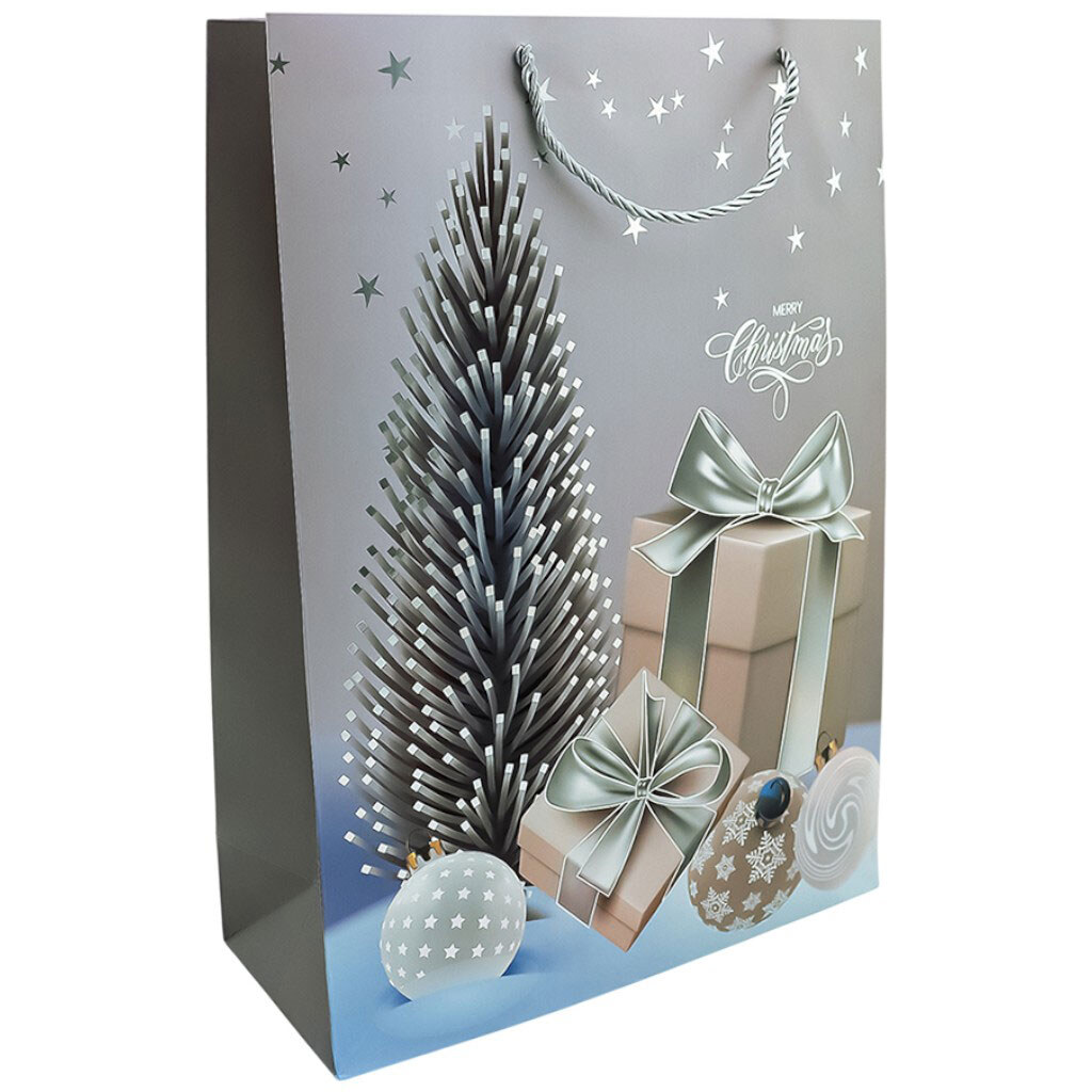 Пакет подарунковий паперовий "Різдвяний", мікс, 31х40х12 см - № 1 Пакет подарунковий паперовий "Різдвяний", мікс, 31х40х12 см - № 1