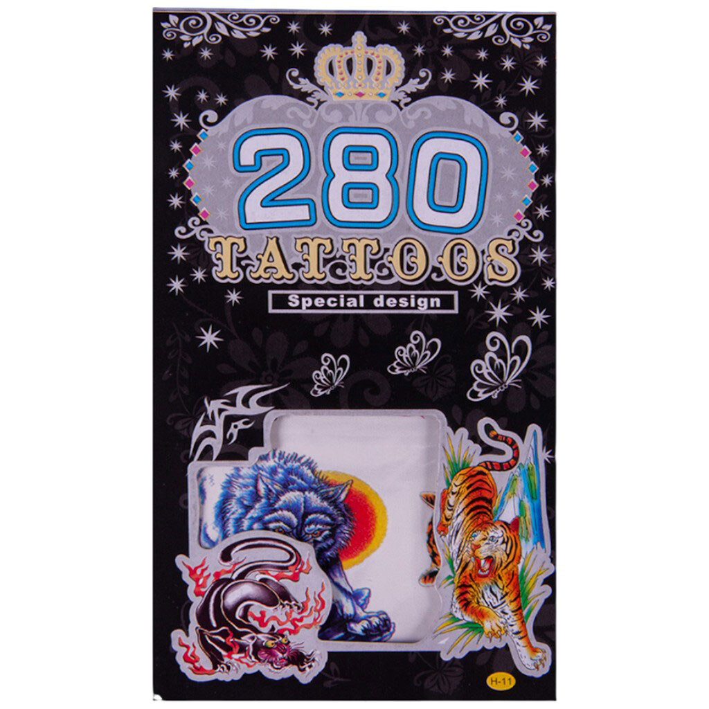 Флеш-тату книжка розмір 1 (280 tattoos) - № 1 Флеш-тату книжка розмір 1 (280 tattoos) - № 1