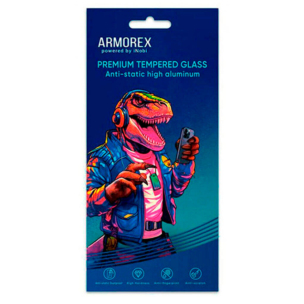 Захисне скло Apple iPhone 17, Armorex SE, 5D, Чорний - № 1 Захисне скло Apple iPhone 17, Armorex SE, 5D, Чорний - № 1