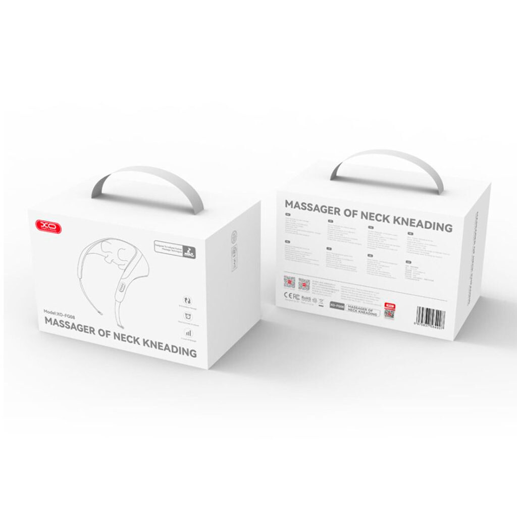 Масажер XO FG08, Білий - № 4 Масажер XO FG08, Білий - № 4