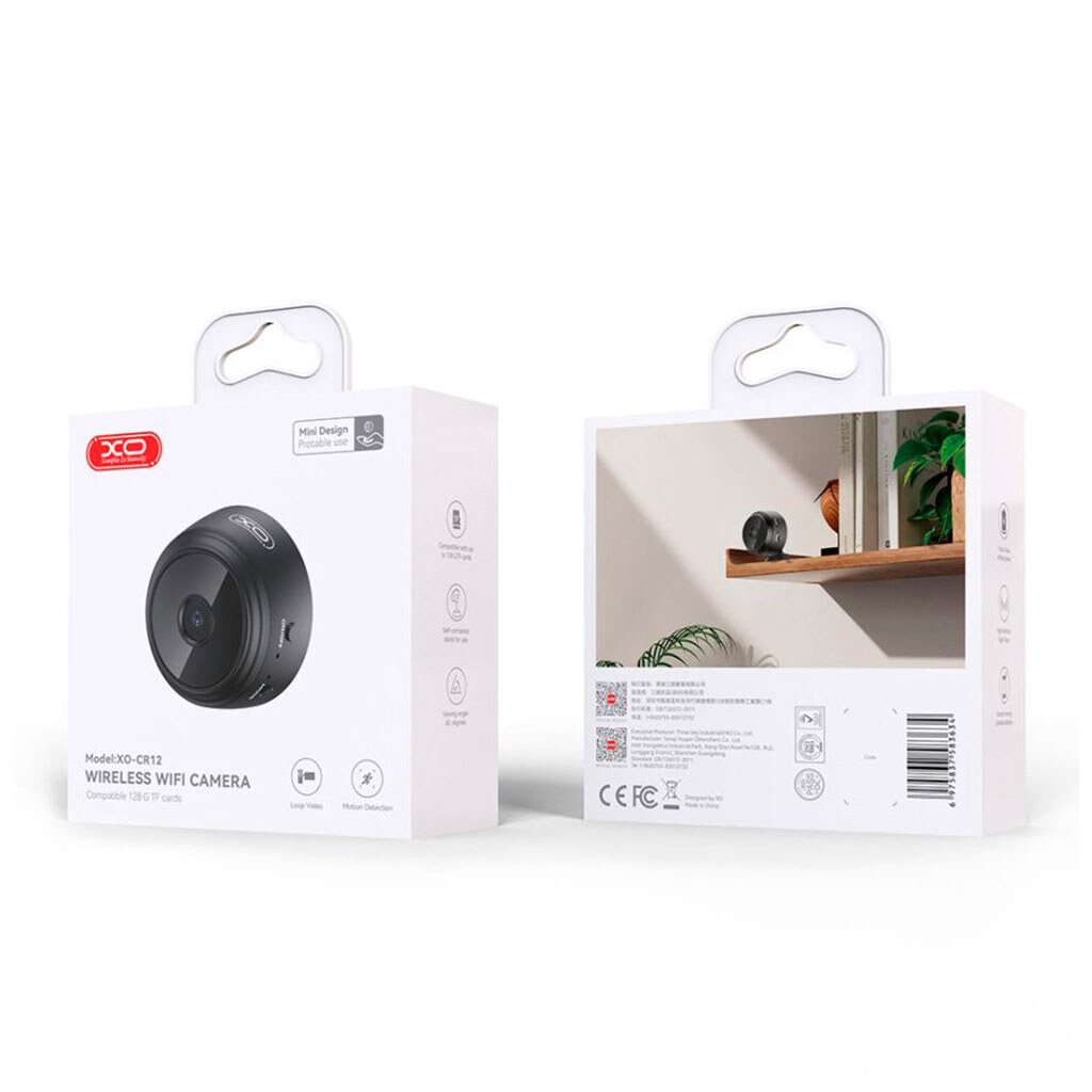 Smart-камера XO CR12, Чорний - № 6 Smart-камера XO CR12, Чорний - № 6