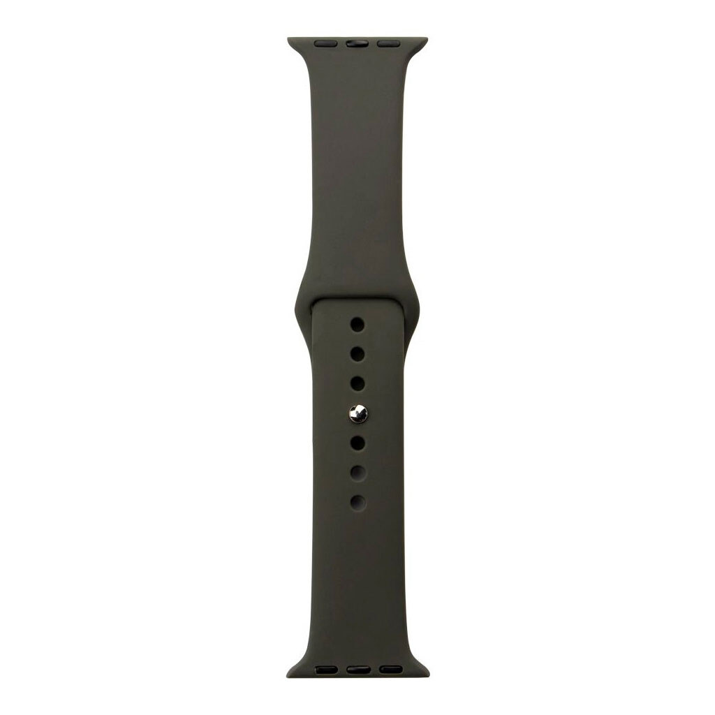 Ремешок Apple Watch 38 / Watch 40, Silicone WatchBand, Dark Olive, Оливковый - № 1 Ремешок Apple Watch 38 / Watch 40, Silicone WatchBand, Dark Olive, Оливковый - № 1