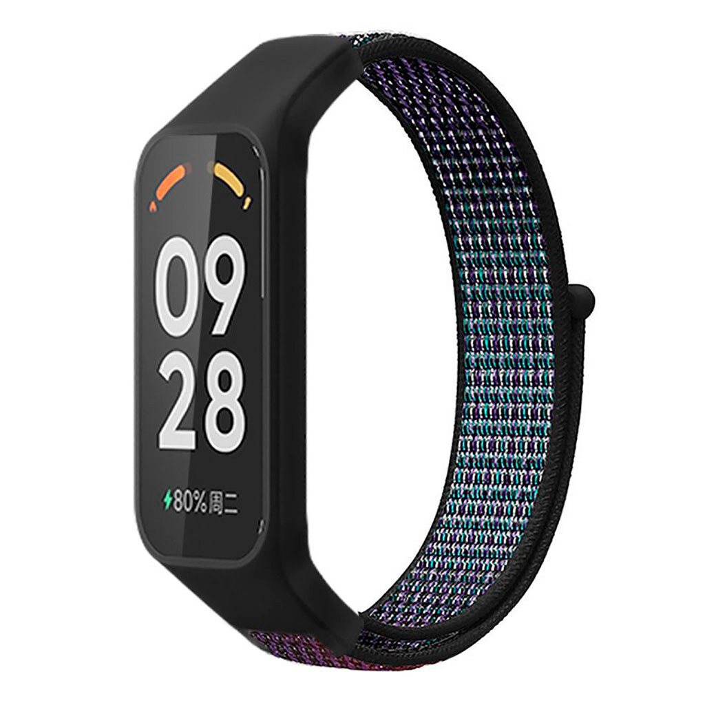 Ремешок Xiaomi Mi Band 8 Active / Redmi Smart Band 2, Nylon, Grape Purple, Фиолетовый - № 1 Ремешок Xiaomi Mi Band 8 Active / Redmi Smart Band 2, Nylon, Grape Purple, Фиолетовый - № 1