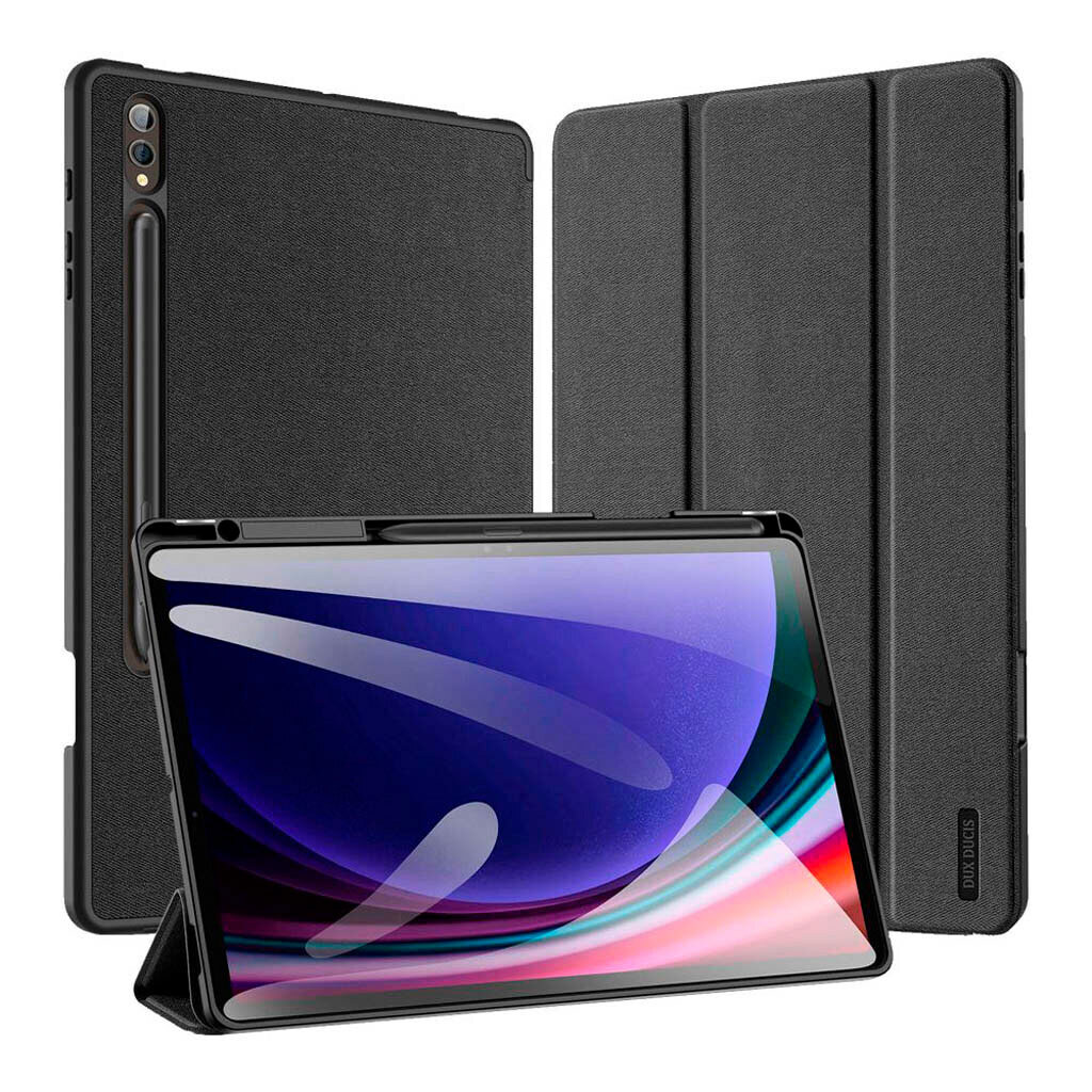 Чохол (книжка) Samsung SM-X620 Galaxy Tab S10 FE Plus, Dux Ducis Domo, Чорний - № 2 Чохол (книжка) Samsung SM-X620 Galaxy Tab S10 FE Plus, Dux Ducis Domo, Чорний - № 2