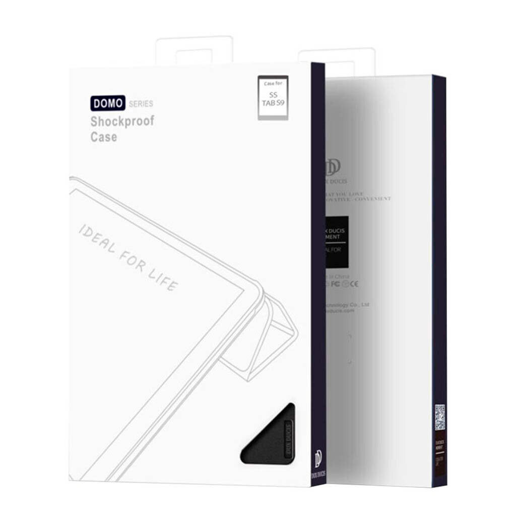 Чохол (книжка) Samsung SM-X620 Galaxy Tab S10 FE Plus, Dux Ducis Domo, Чорний - № 5 Чохол (книжка) Samsung SM-X620 Galaxy Tab S10 FE Plus, Dux Ducis Domo, Чорний - № 5