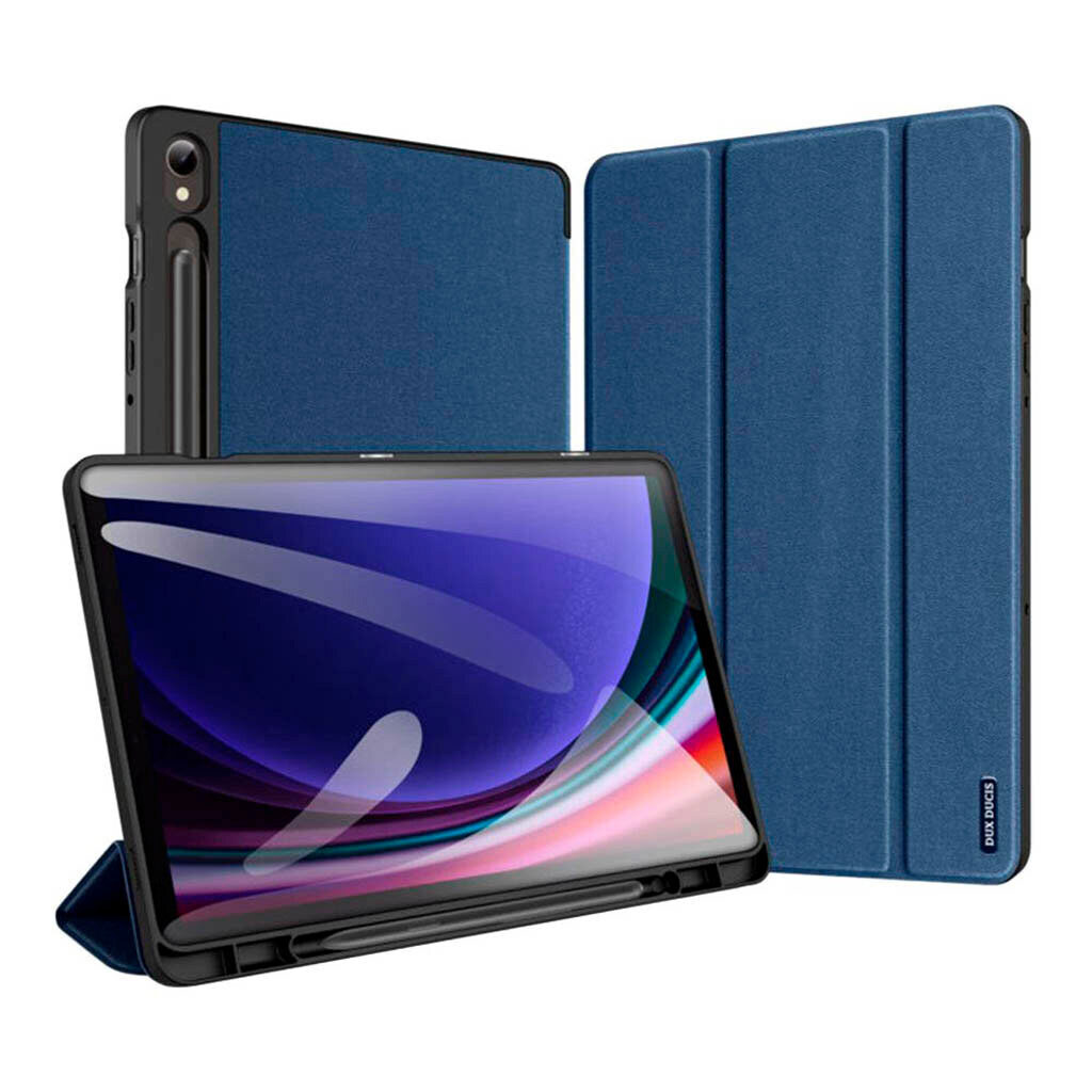 Чохол (книжка) Samsung SM-X620 Galaxy Tab S10 FE Plus, Dux Ducis Domo, Синій - № 2 Чохол (книжка) Samsung SM-X620 Galaxy Tab S10 FE Plus, Dux Ducis Domo, Синій - № 2
