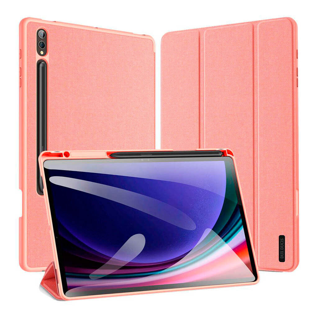 Чохол (книжка) Samsung SM-X620 Galaxy Tab S10 FE Plus, Dux Ducis Domo, Рожевий - № 2 Чохол (книжка) Samsung SM-X620 Galaxy Tab S10 FE Plus, Dux Ducis Domo, Рожевий - № 2
