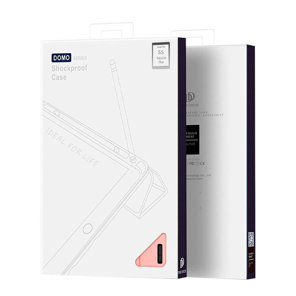 Чохол (книжка) Samsung SM-X620 Galaxy Tab S10 FE Plus, Dux Ducis Domo, Рожевий - № 4 Чохол (книжка) Samsung SM-X620 Galaxy Tab S10 FE Plus, Dux Ducis Domo, Рожевий - № 4