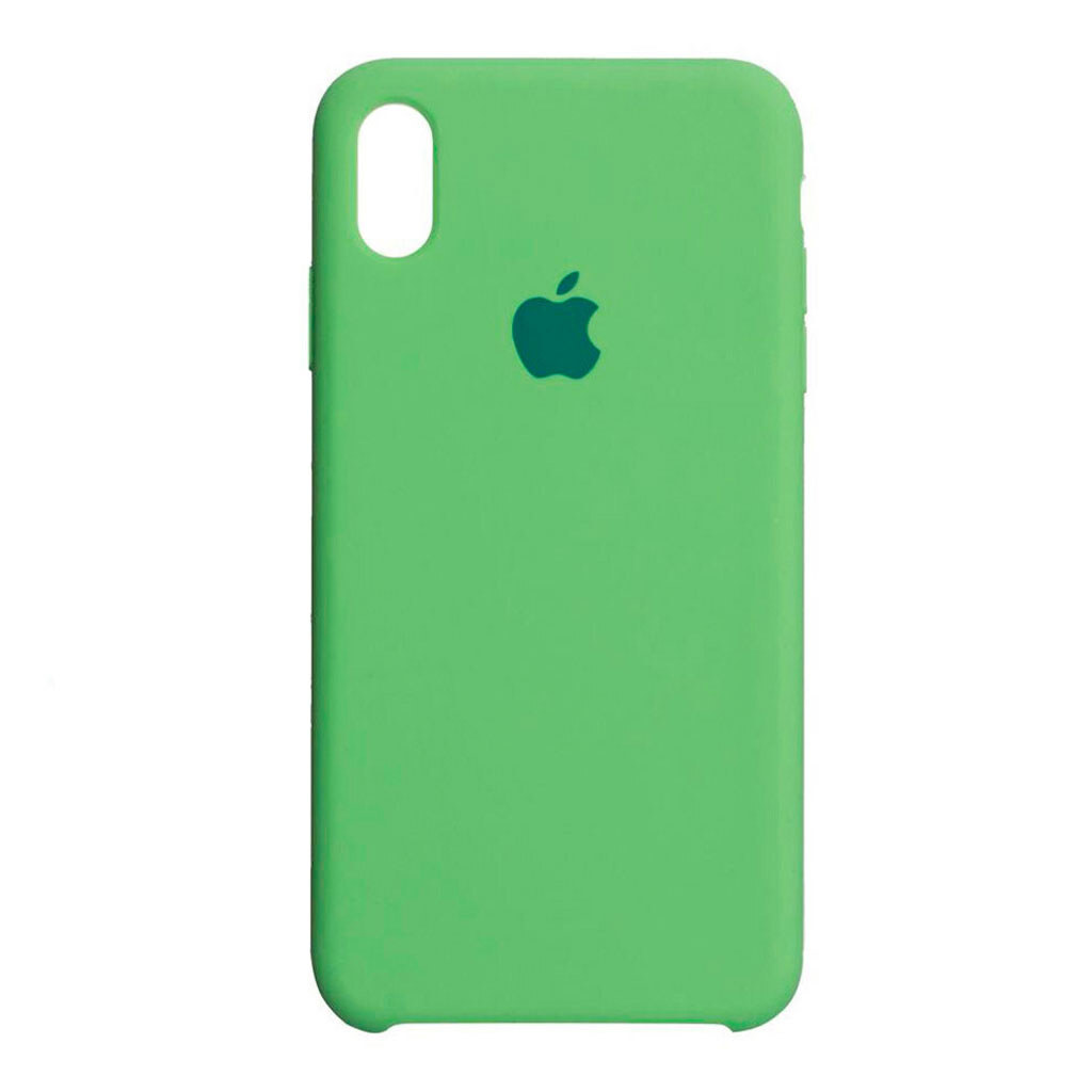 Чехол (накладка) Apple iPhone 15 Pro, Original Soft Case, Зеленый - № 1 Чехол (накладка) Apple iPhone 15 Pro, Original Soft Case, Зеленый - № 1