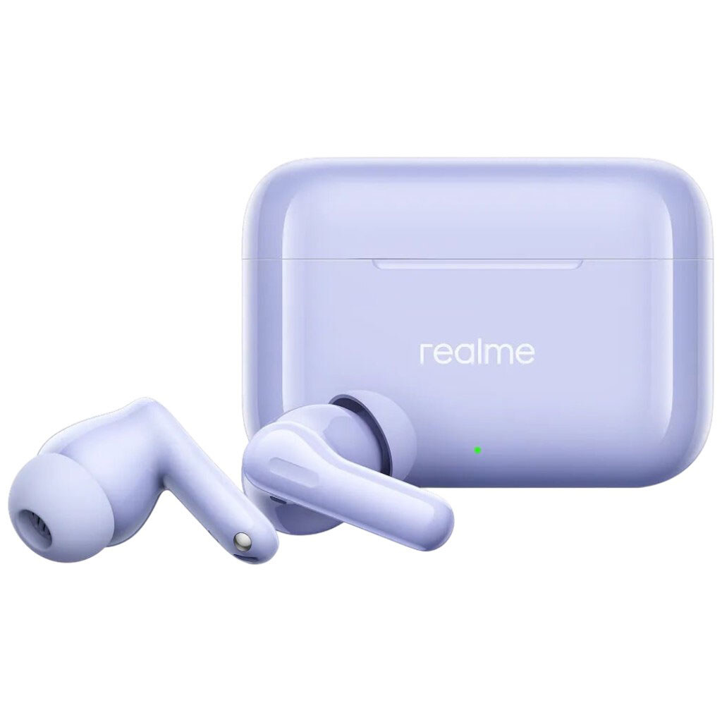 Bluetooth-гарнітура Realme Buds T200, З мікрофоном, Стерео, Фіолетовий - № 2 Bluetooth-гарнітура Realme Buds T200, З мікрофоном, Стерео, Фіолетовий - № 2