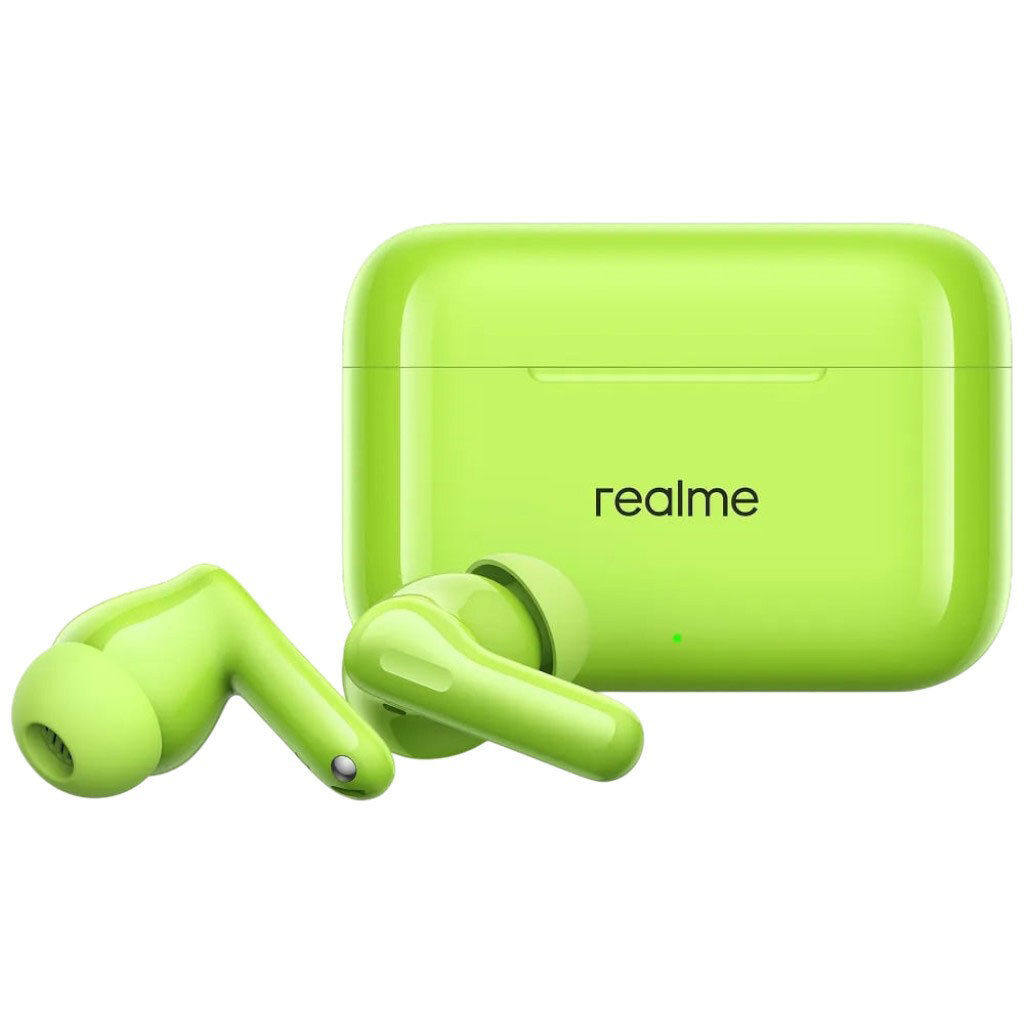 Bluetooth-гарнитура Realme Buds T200, С микрофоном, Стерео, Зеленый - № 3 Bluetooth-гарнитура Realme Buds T200, С микрофоном, Стерео, Зеленый - № 3