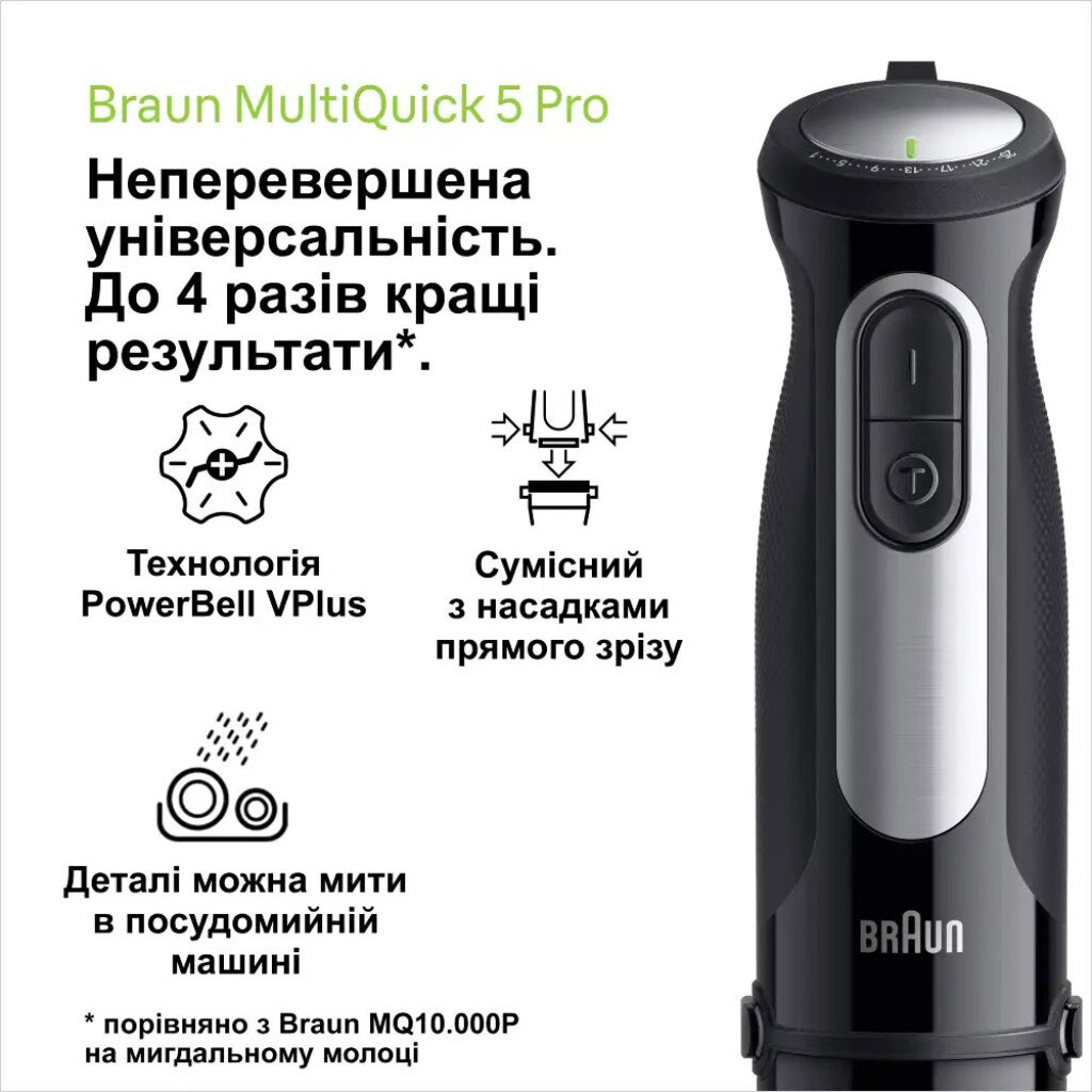 Блендер Braun MQ 55307 MBK, Черный - № 4 Блендер Braun MQ 55307 MBK, Черный - № 4