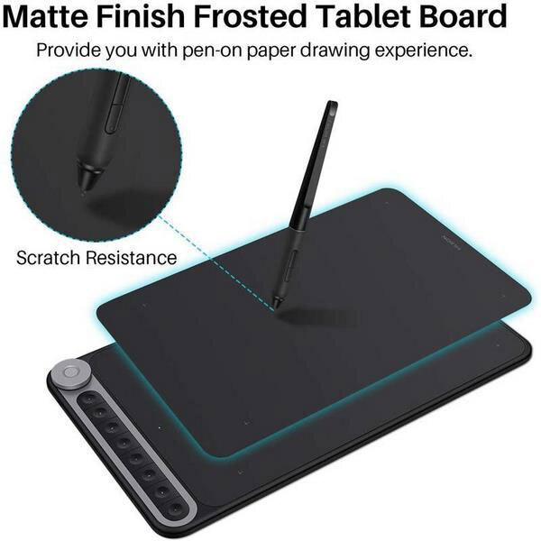 Графический планшет Huion Inspiroy Dial Q620M, Черный - № 3 Графический планшет Huion Inspiroy Dial Q620M, Черный - № 3