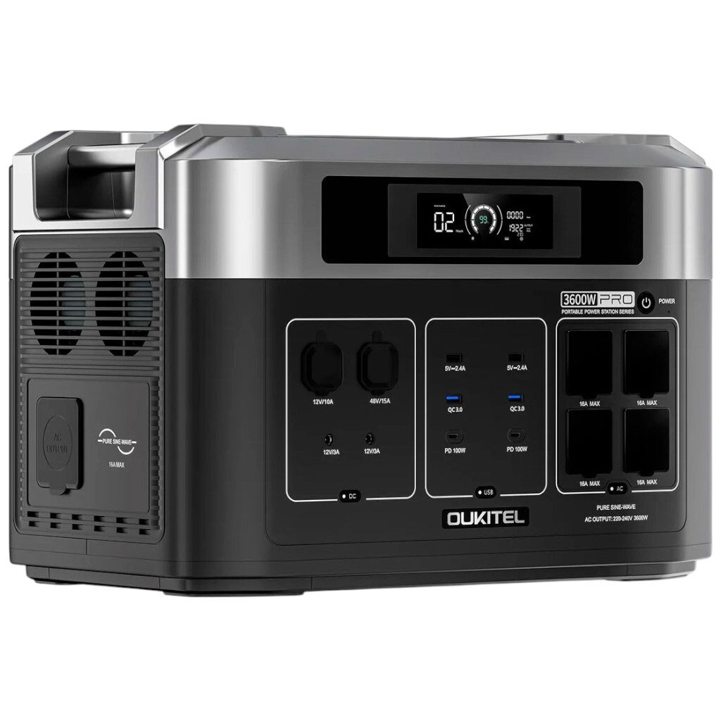 Зарядна станція Oukitel BP2000E Pro, Чорний - № 2 Зарядна станція Oukitel BP2000E Pro, Чорний - № 2