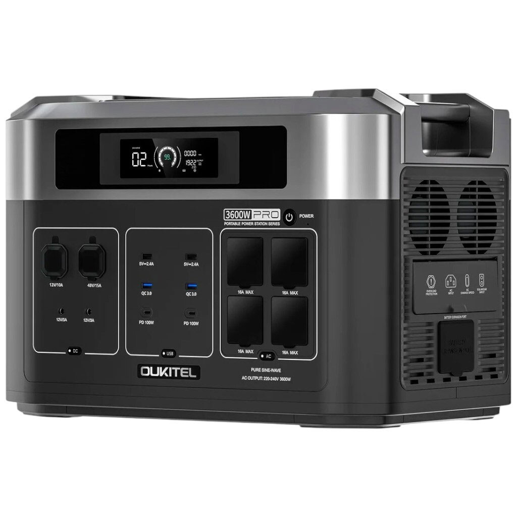 Зарядна станція Oukitel BP2000E Pro, Чорний - № 3 Зарядна станція Oukitel BP2000E Pro, Чорний - № 3