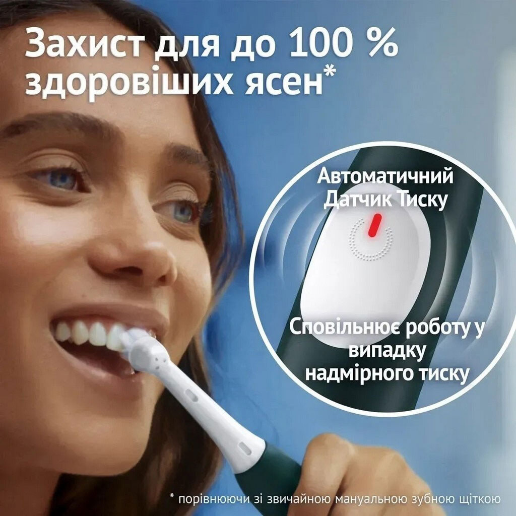 Електрична зубна щітка Braun Oral-B iO Series 2 iOS2.1C9.0, Зелений - № 5 Електрична зубна щітка Braun Oral-B iO Series 2 iOS2.1C9.0, Зелений - № 5
