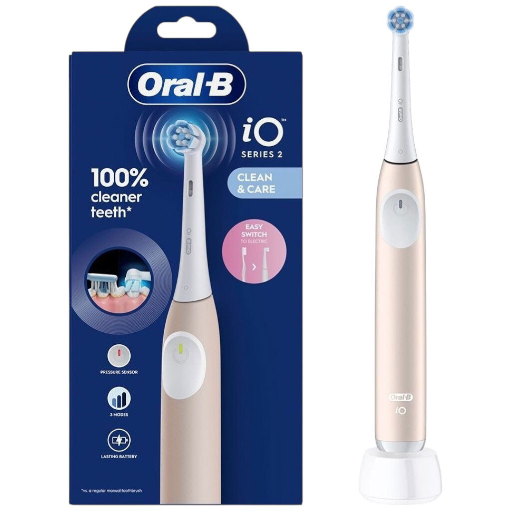 Електрична зубна щітка Braun Oral-B iO Series 2 iOS2.1C9.0, Рожевий - № 2 Електрична зубна щітка Braun Oral-B iO Series 2 iOS2.1C9.0, Рожевий - № 2
