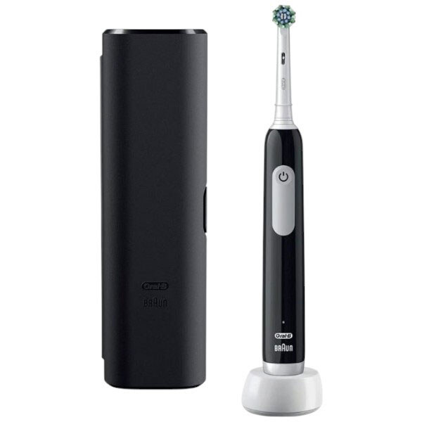 Електрична зубна щітка Braun Oral-B Pro1 D305.513.3X CrossAction, Чорний - № 1 Електрична зубна щітка Braun Oral-B Pro1 D305.513.3X CrossAction, Чорний - № 1