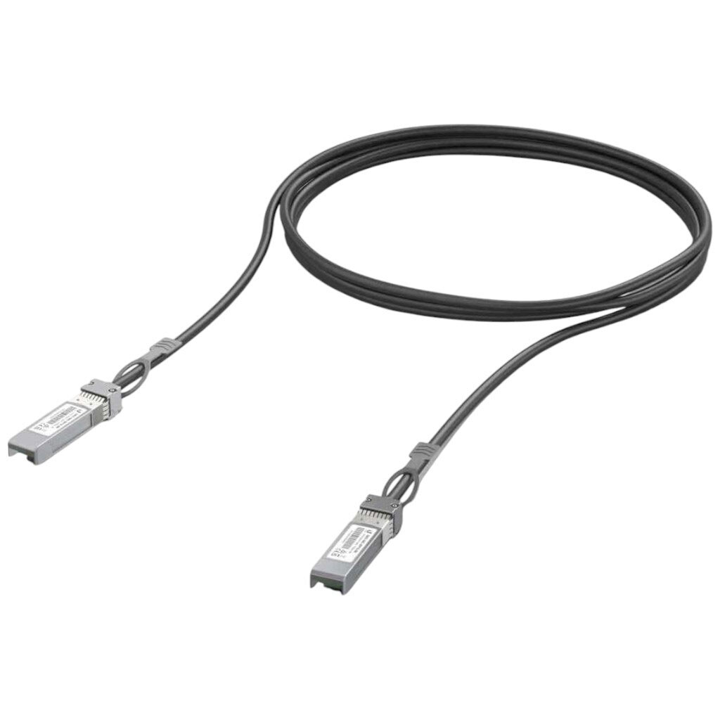 Кабель DAC Ubiquiti 10G Direct Attach Cable, 3.0 м., Черный - № 1 Кабель DAC Ubiquiti 10G Direct Attach Cable, 3.0 м., Черный - № 1