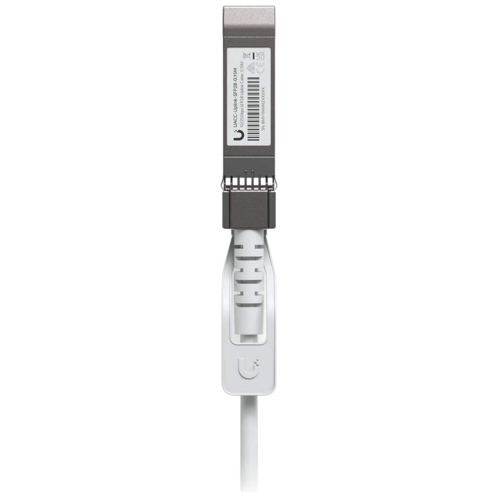 Кабель Ubiquiti Uplink Cable UACC-Uplink-SFP28-0.15M, 0.15 м., Чорний - № 2 Кабель Ubiquiti Uplink Cable UACC-Uplink-SFP28-0.15M, 0.15 м., Чорний - № 2