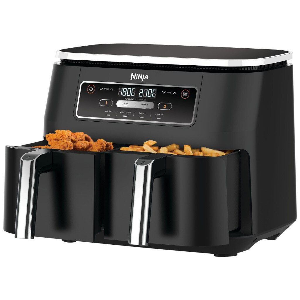Мультипіч Ninja Air Fryer Dual Zone AF200EU, Чорний - № 2 Мультипіч Ninja Air Fryer Dual Zone AF200EU, Чорний - № 2