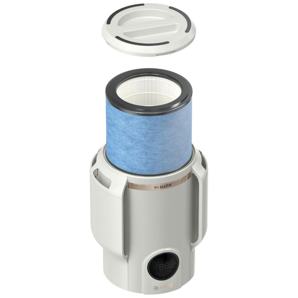 Воздухоочиститель Shark NeverChange5 Air Purifier Compact Pro HP072EU, Белый - № 4 Воздухоочиститель Shark NeverChange5 Air Purifier Compact Pro HP072EU, Белый - № 4