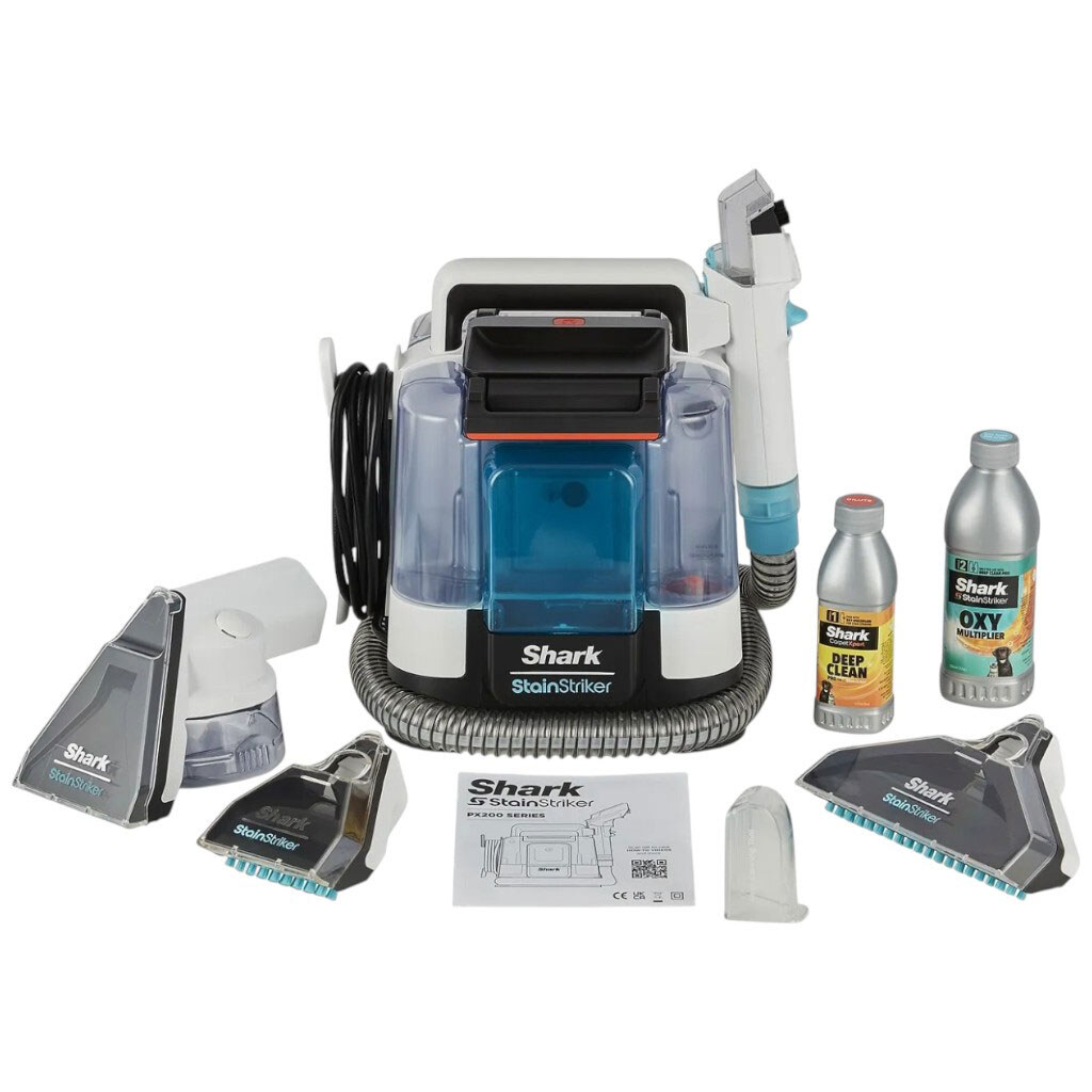 Пароочисник Shark StainStriker Pet Stain & Spot Cleaner PX200EUT, Білий - № 5 Пароочисник Shark StainStriker Pet Stain & Spot Cleaner PX200EUT, Білий - № 5