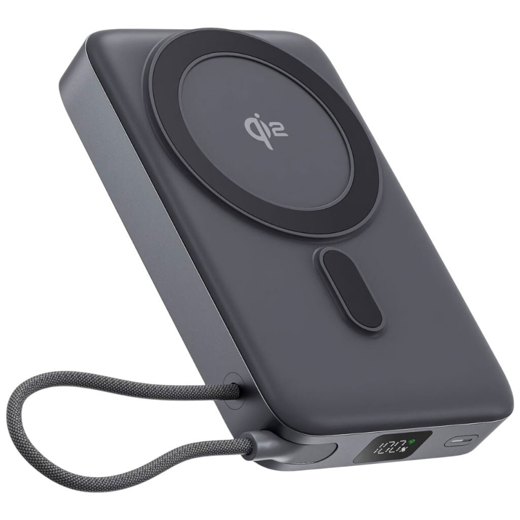 Портативная батарея (Power Bank) Proove OverPower Qi2, 10000 mAh, Серый - № 1 Портативная батарея (Power Bank) Proove OverPower Qi2, 10000 mAh, Серый - № 1