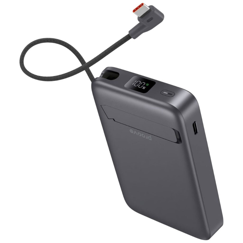 Портативная батарея (Power Bank) Proove OverPower Qi2, 10000 mAh, Серый - № 2 Портативная батарея (Power Bank) Proove OverPower Qi2, 10000 mAh, Серый - № 2