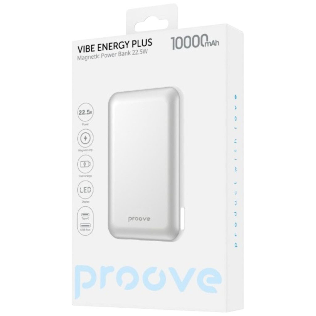Портативна батарея (Power Bank) Proove Vibe Energy Plus, 10000 mAh, Золотий - № 3 Портативна батарея (Power Bank) Proove Vibe Energy Plus, 10000 mAh, Золотий - № 3