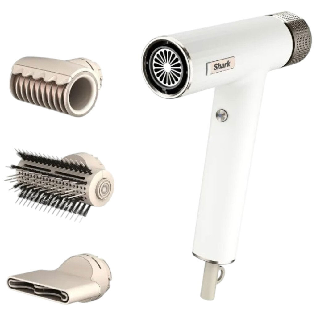 Фен Shark SpeedStyle for Straight & Wavy Hair HD333EU, Белый - № 4 Фен Shark SpeedStyle for Straight & Wavy Hair HD333EU, Белый - № 4