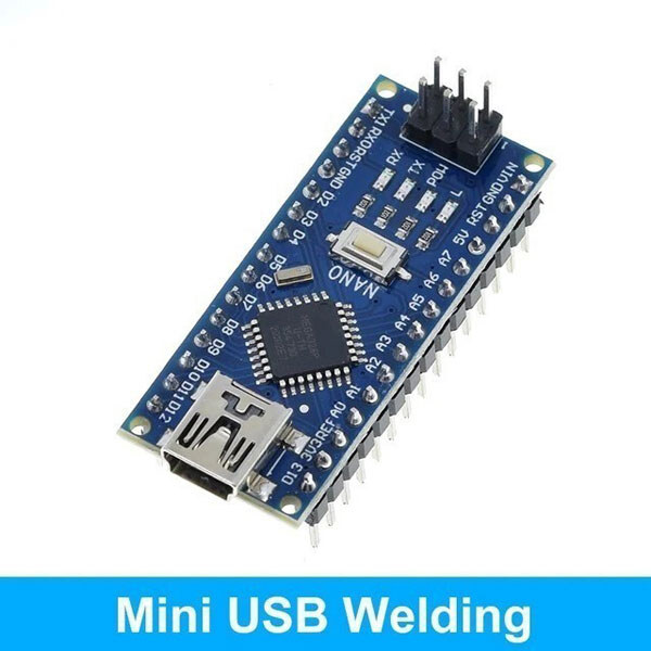 Отладочная плата Arduino Nano v3.0 Blue MiniUSB Welding - № 1 Отладочная плата Arduino Nano v3.0 Blue MiniUSB Welding - № 1