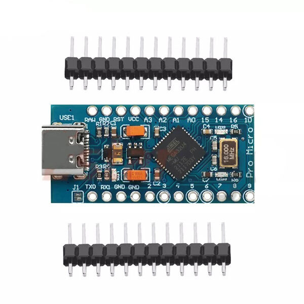 Отладочная плата Arduino Pro Type-C 3-6V ATmega32U4-MU - № 1 Отладочная плата Arduino Pro Type-C 3-6V ATmega32U4-MU - № 1