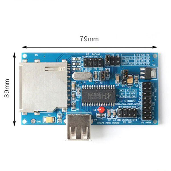 Отладочная плата CH376-Modul - № 1 Отладочная плата CH376-Modul - № 1