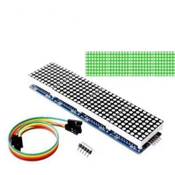 Отладочная плата MAX7219-4X-GREEN-Modul - № 1 Отладочная плата MAX7219-4X-GREEN-Modul - № 1