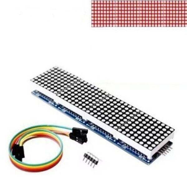 Отладочная плата MAX7219-4X-RED-Modul - № 1 Отладочная плата MAX7219-4X-RED-Modul - № 1