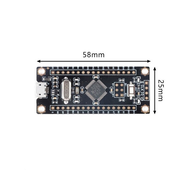 Отладочная плата STM32F103C6T6-MODUL - № 1 Отладочная плата STM32F103C6T6-MODUL - № 1