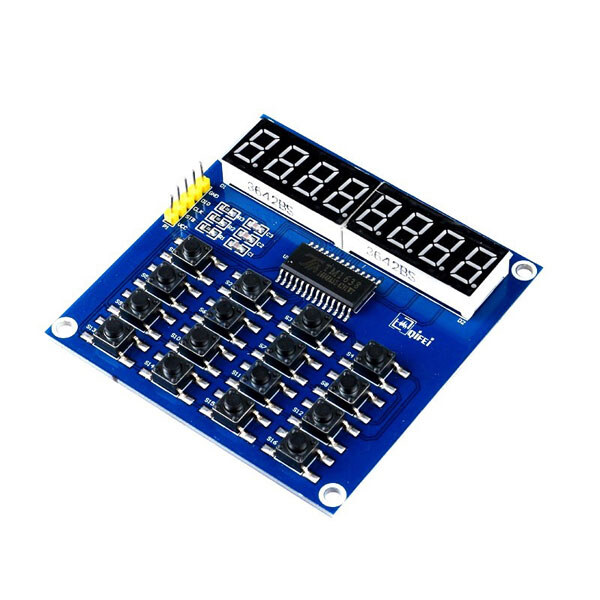 Отладочная плата TM1638-KEYBOARD-MOD - № 1 Отладочная плата TM1638-KEYBOARD-MOD - № 1