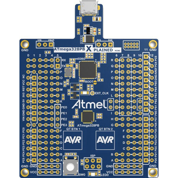 Отладочная плата ATMEGA328PB-XMINI - № 1 Отладочная плата ATMEGA328PB-XMINI - № 1