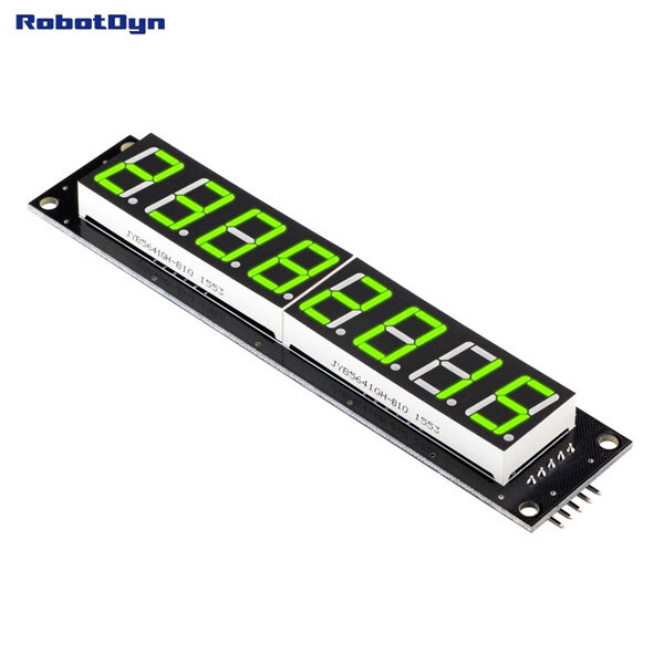 Отладочная плата 8-Digit GREEN 101x19 - № 1 Отладочная плата 8-Digit GREEN 101x19 - № 1