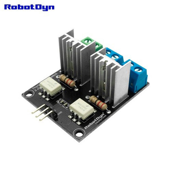 Отладочная плата Thyristor AC switch 2 Channel 3.3V/5V logic - № 1 Отладочная плата Thyristor AC switch 2 Channel 3.3V/5V logic - № 1