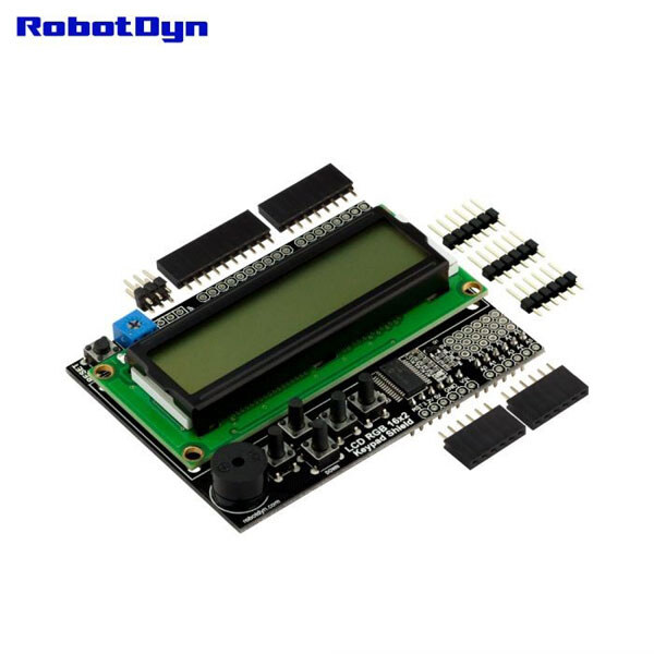 Жидко-кристаллическая матрица LCD RGB 16x2 keypad Buzzer Shield for Arduino - № 1 Жидко-кристаллическая матрица LCD RGB 16x2 keypad Buzzer Shield for Arduino - № 1