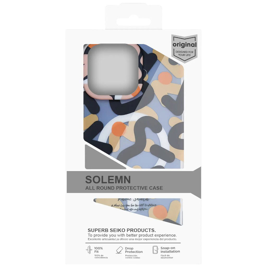 Чохол (накладка) Apple iPhone 16 Pro Max, Epik Pastel Chaos, MagSafe, Чорний - № 2 Чохол (накладка) Apple iPhone 16 Pro Max, Epik Pastel Chaos, MagSafe, Чорний - № 2