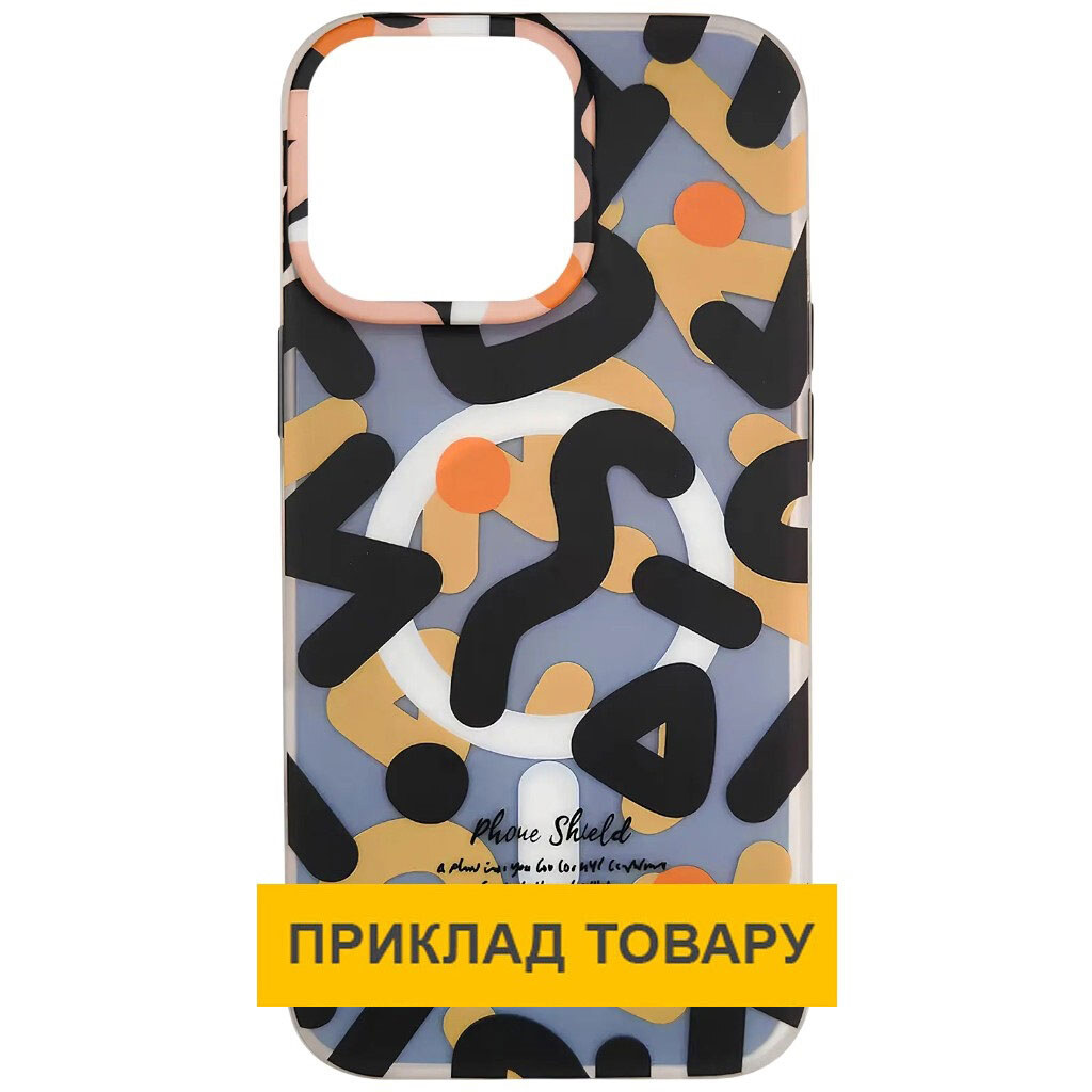 Чохол (накладка) Apple iPhone 17, Epik Pastel Chaos, MagSafe, Чорний - № 1 Чохол (накладка) Apple iPhone 17, Epik Pastel Chaos, MagSafe, Чорний - № 1
